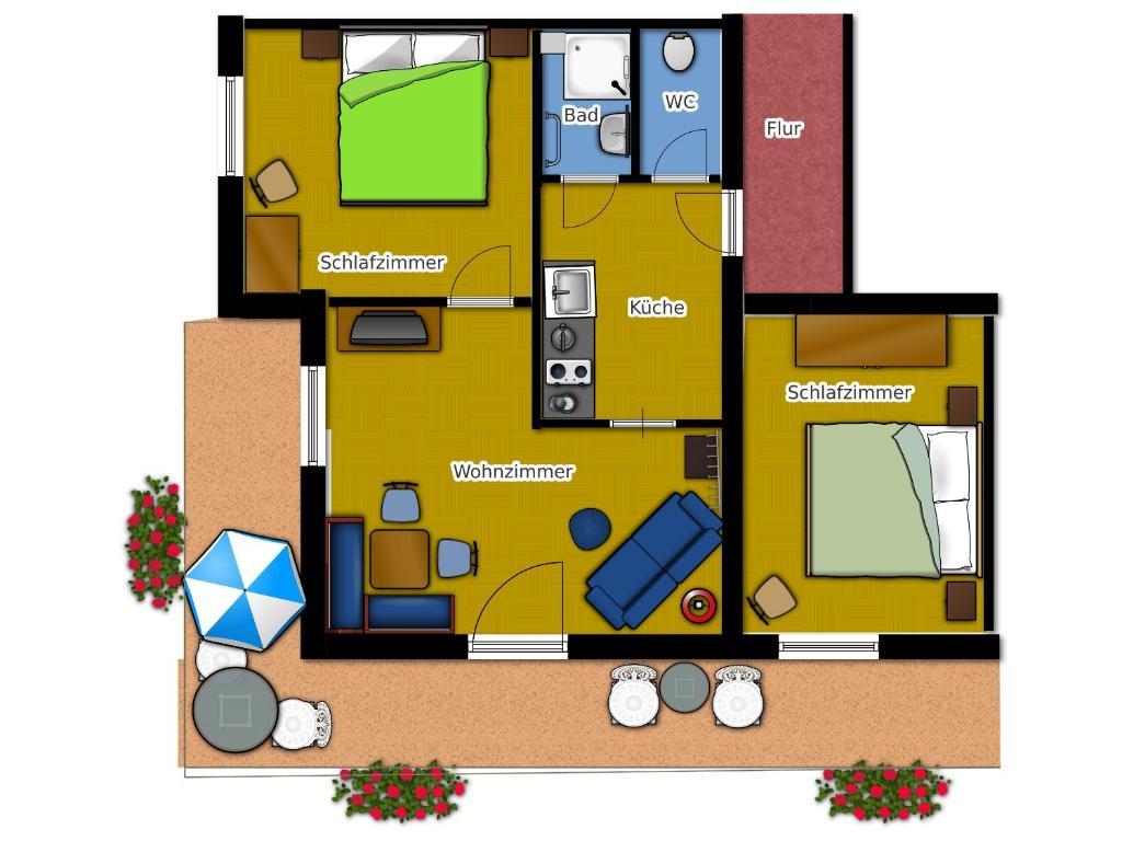 סנט מרטין אם טננגבריגה Ferienhaus Rosi חדר תמונה