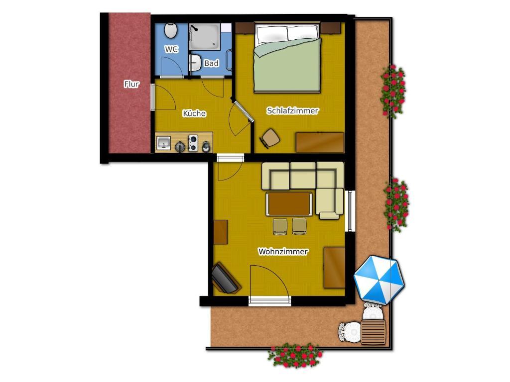 סנט מרטין אם טננגבריגה Ferienhaus Rosi חדר תמונה