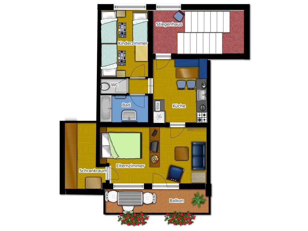 סנט מרטין אם טננגבריגה Ferienhaus Rosi חדר תמונה